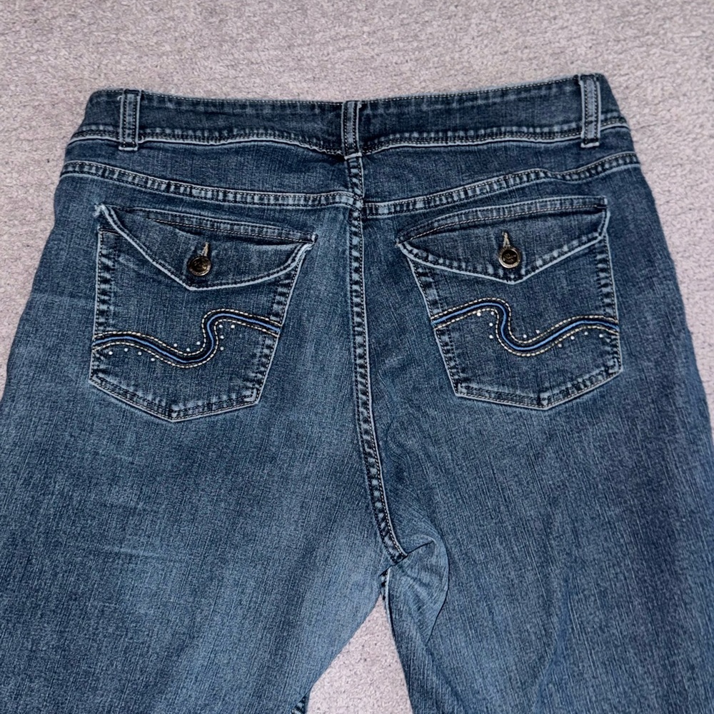 Riders by Lee Women's Straight Leg Jeans - Dark Blue